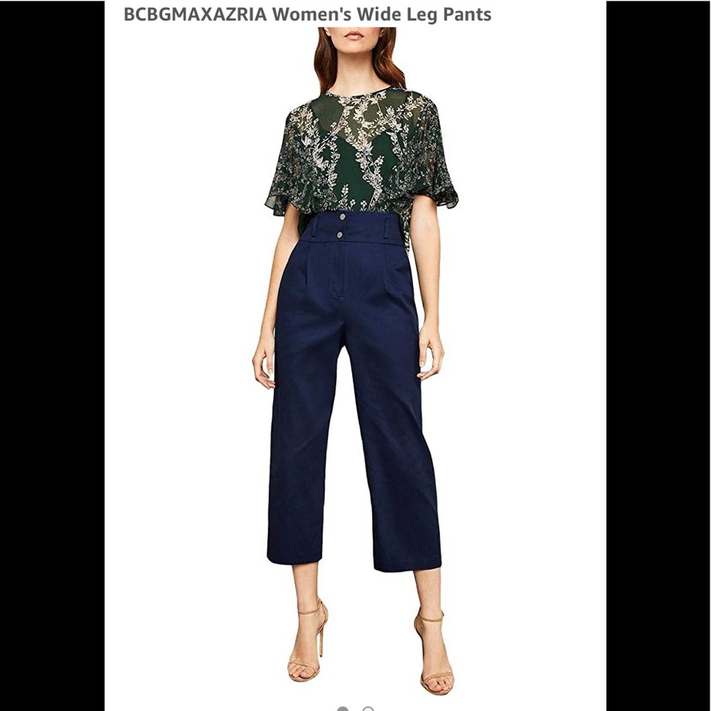 BCBGMaxazria women wide leg pants